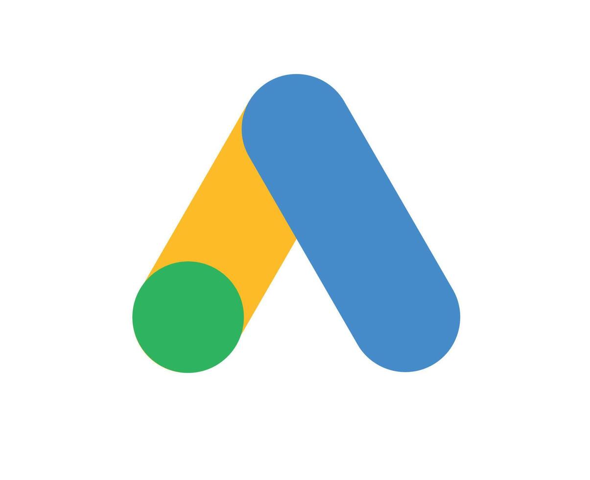 Google Ads Logo Symbol Design Illustration Free Vector